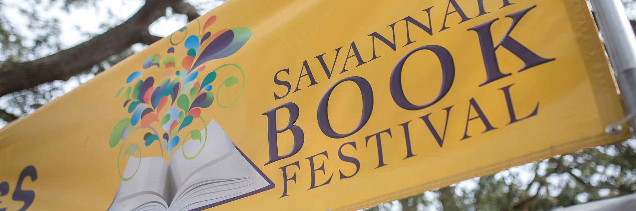 Savannah Book Festival banner