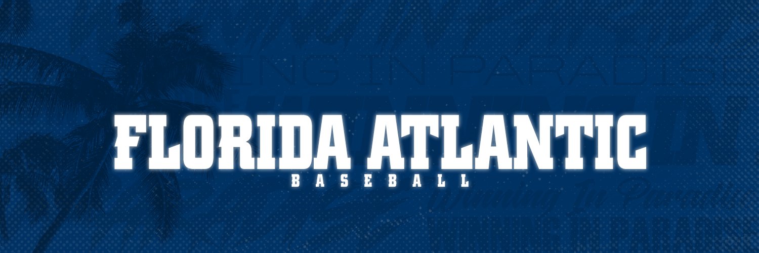 Florida Atlantic Baseball Profile Banner