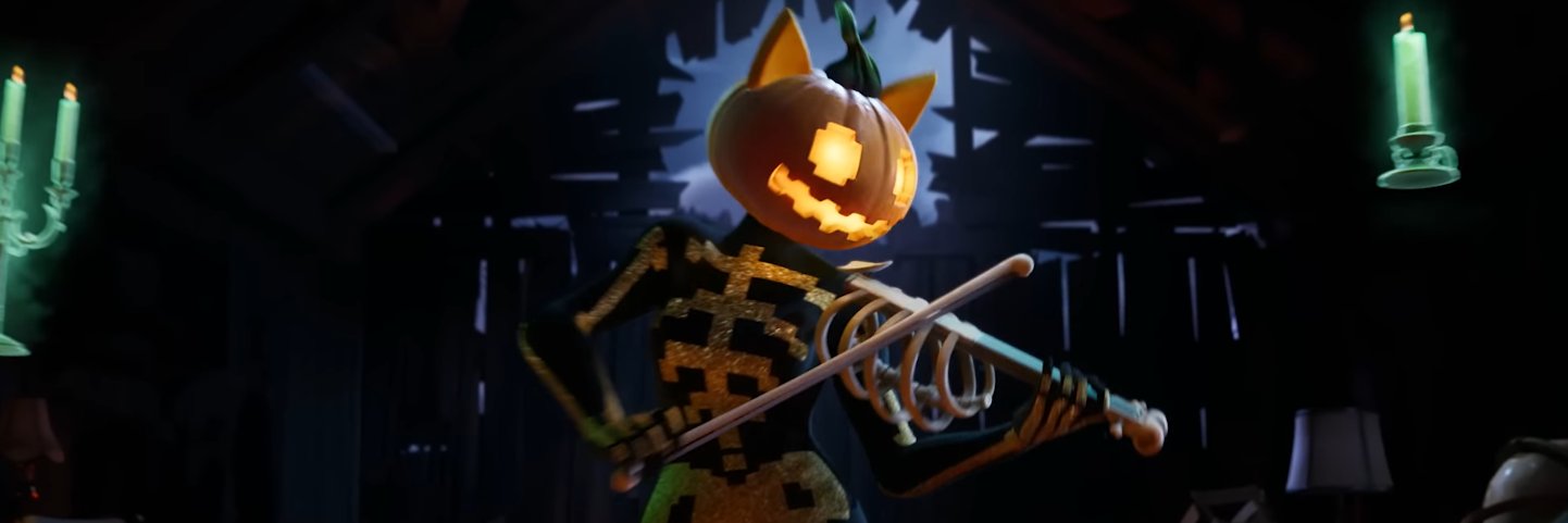 gold pumpkin cat lady 🧡 banner