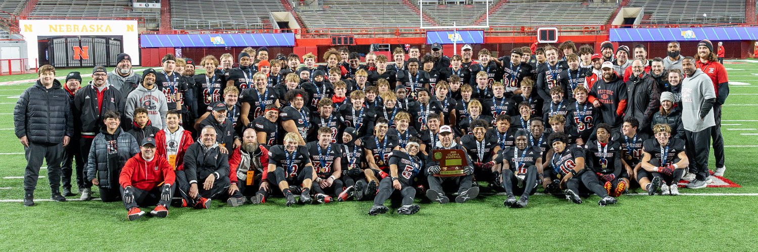 Omaha Westside Warrior Football banner