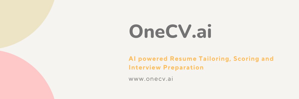 OneCV_AI's profile banner image