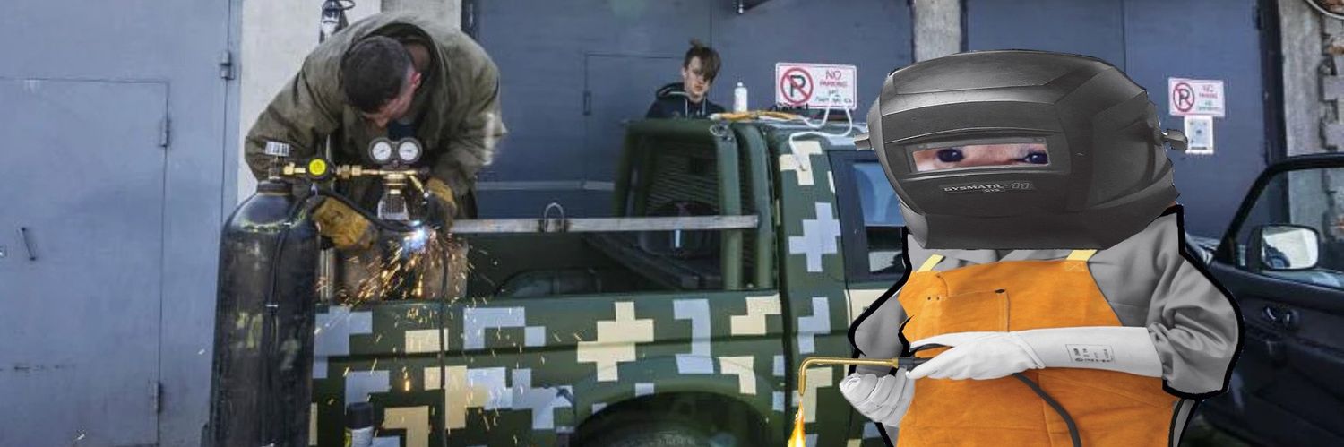 Ukrainian Patron Saint of Welders banner