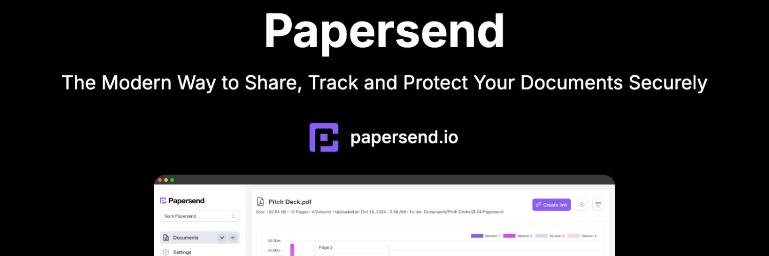 Papersend banner