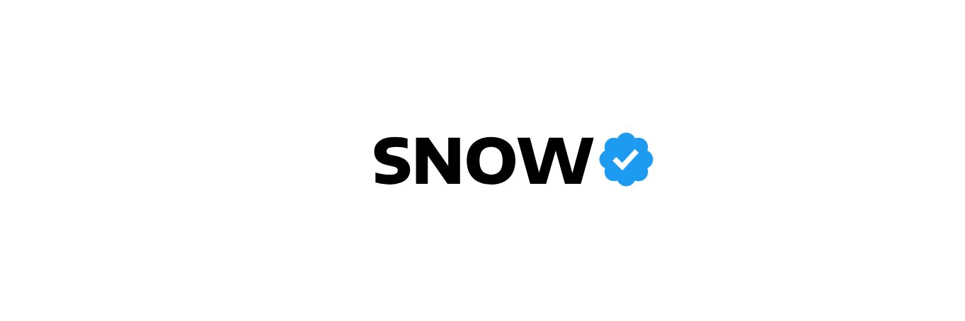 Snow banner