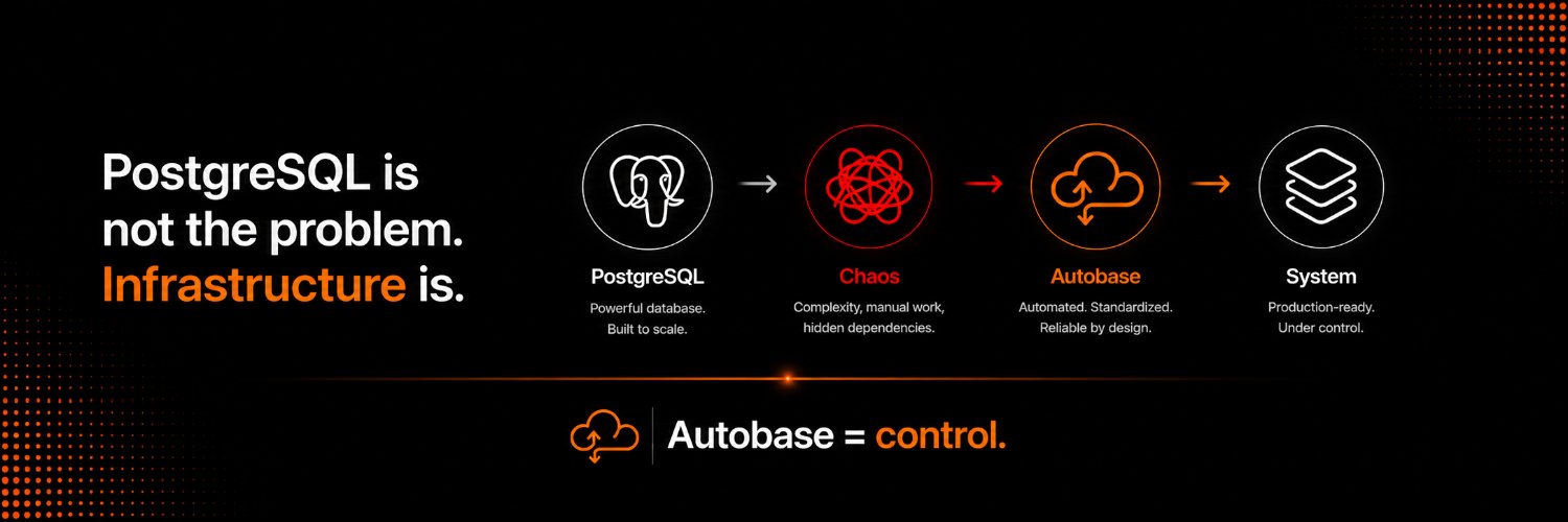 Autobase | PostgreSQL Platform (@autobase_tech) / Posts / X