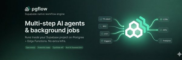 pgflow_dev Profile Banner