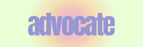 Advocate banner