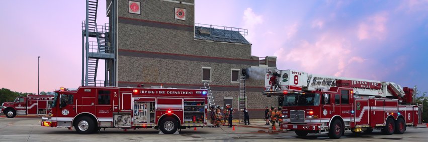 Irving Fire Dept banner