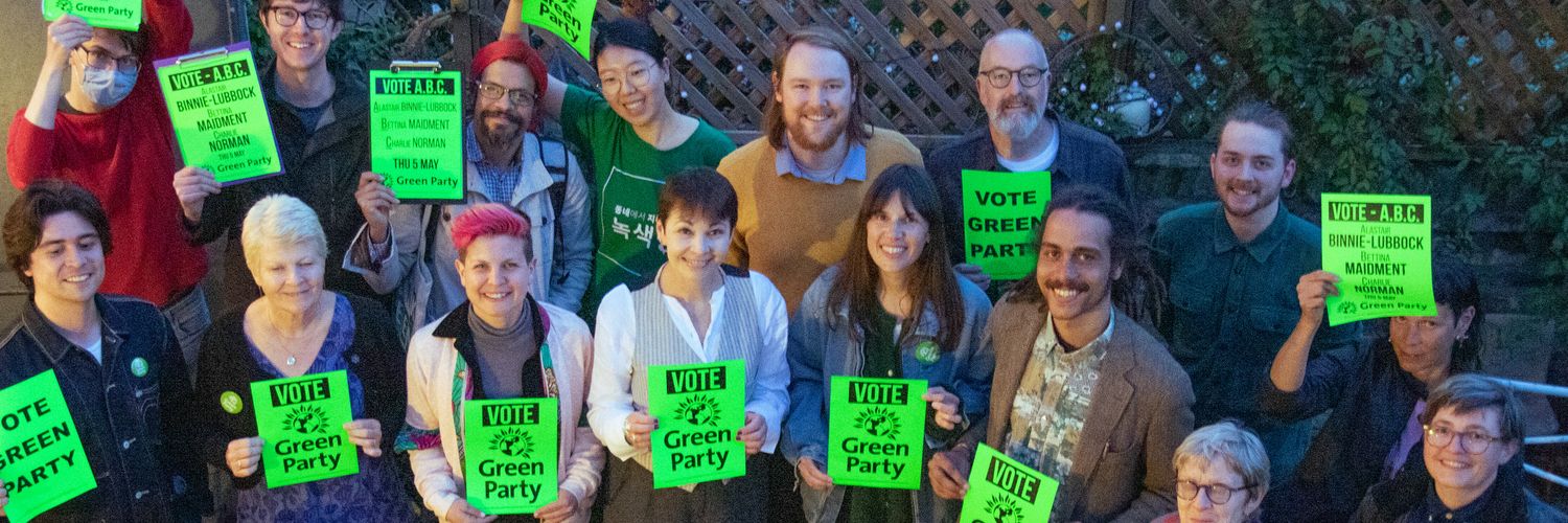 Hackney Green Party banner