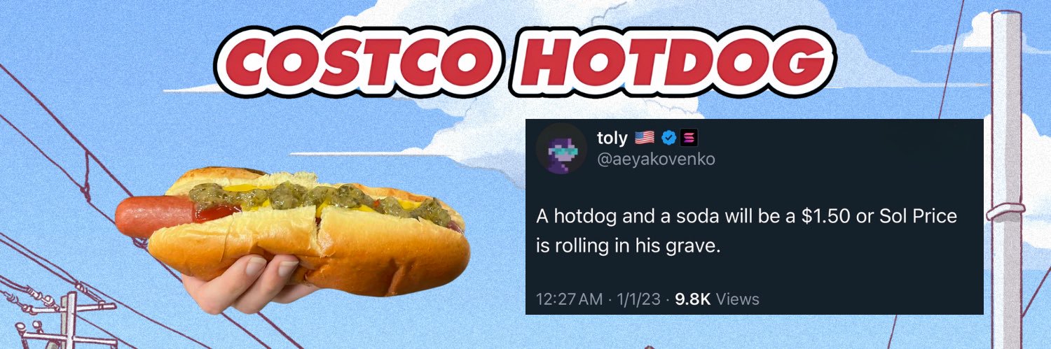$COST Hotdog 🌭🥤 banner