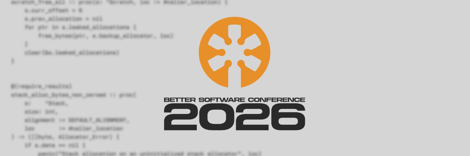 Better Software Conference banner