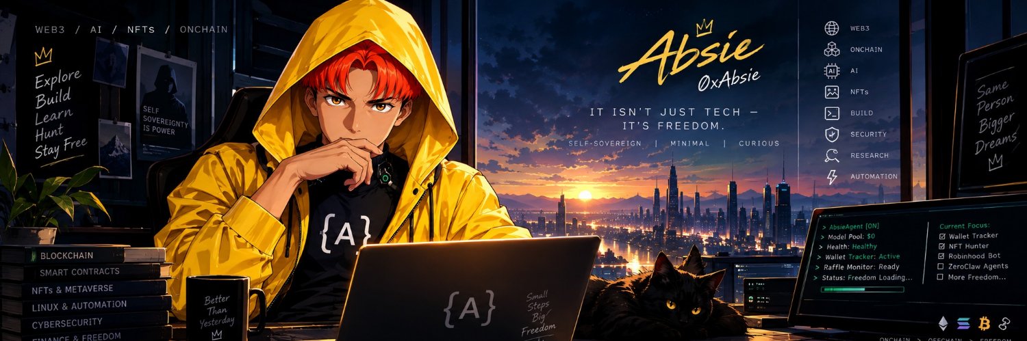 0xabsie's profile banner image