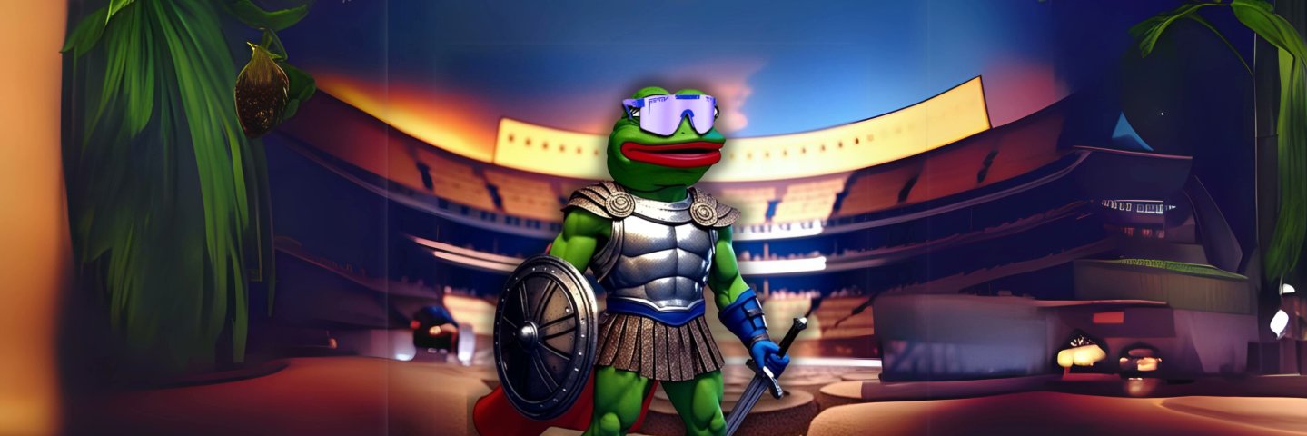 Mogged Kekius banner