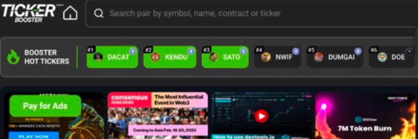 TickerBooster banner