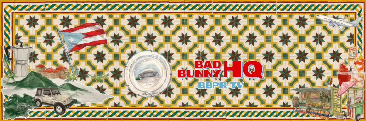 Bad Bunny HQ's banner