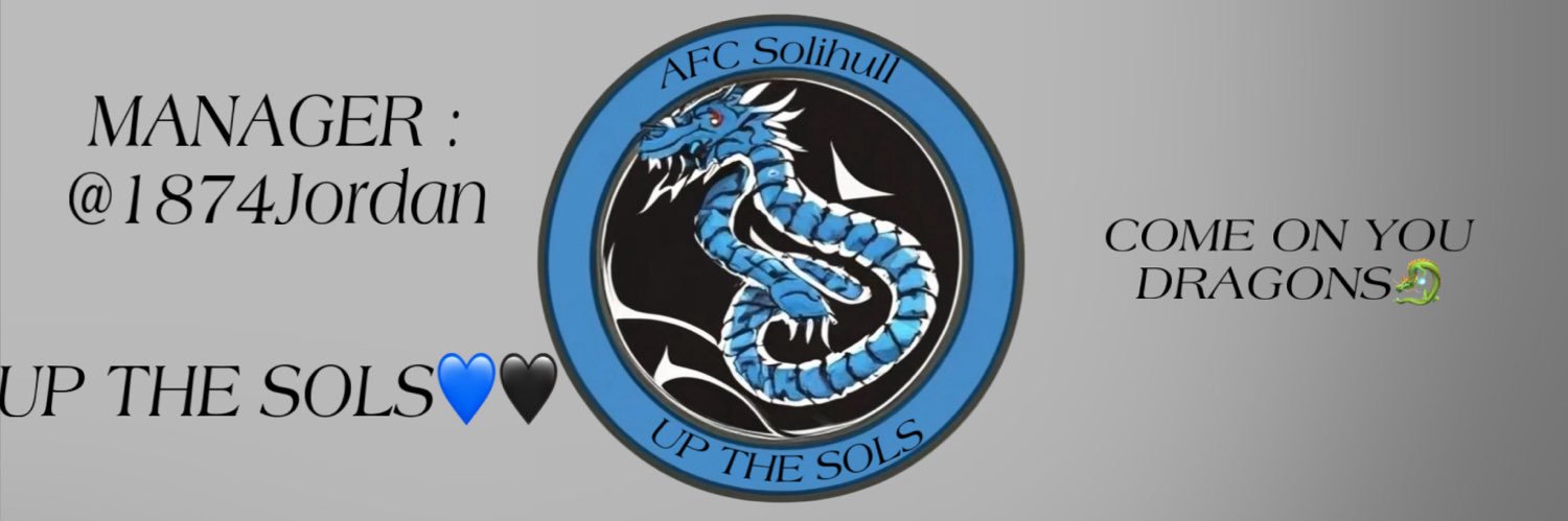 AFC Solihull💙🐉 banner