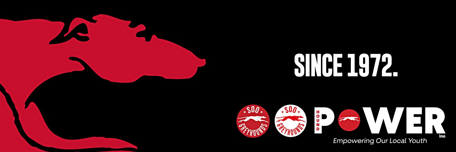 X - Soo Greyhounds banner