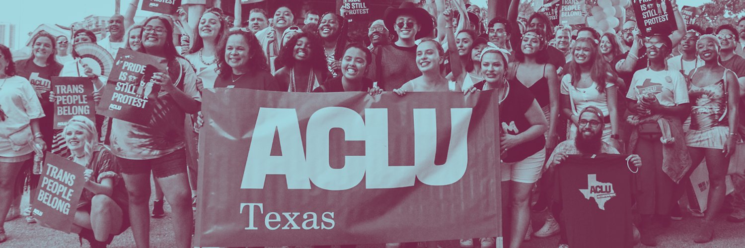 ACLU of Texas's banner