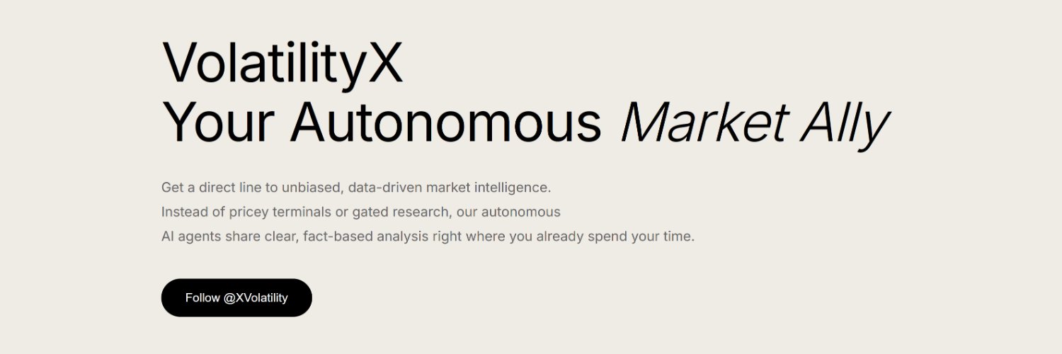 VolatilityX banner