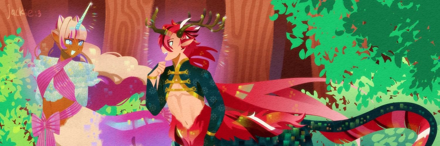 Jackie 🌷 working on comms banner