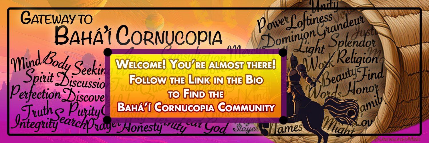 BahaiCornucopia's profile banner image