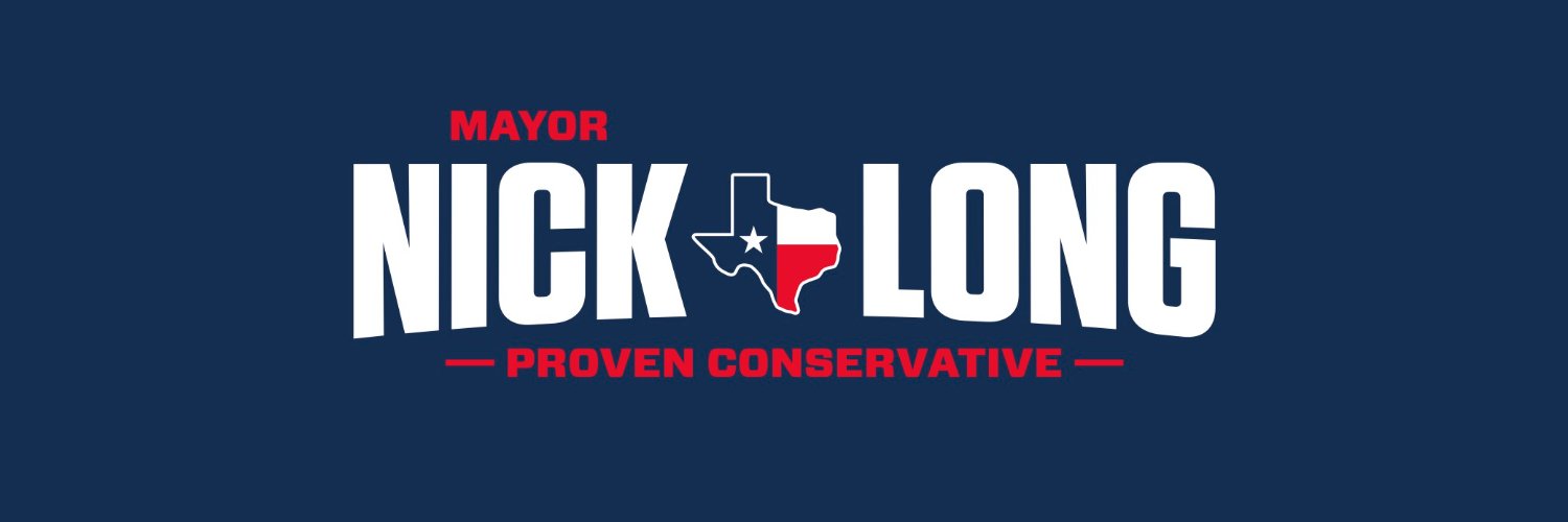 Mayor Nick Long banner