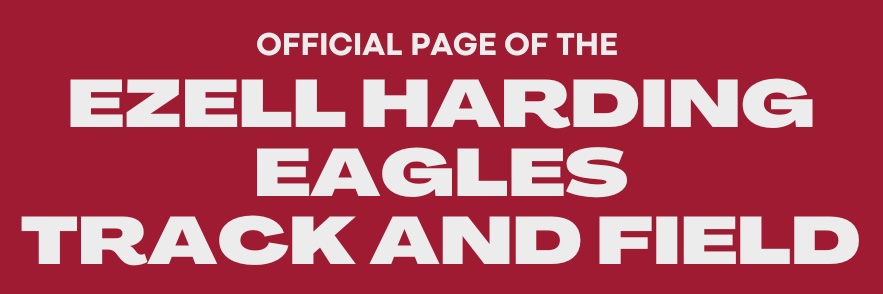 Ezell Harding Track and Field's banner