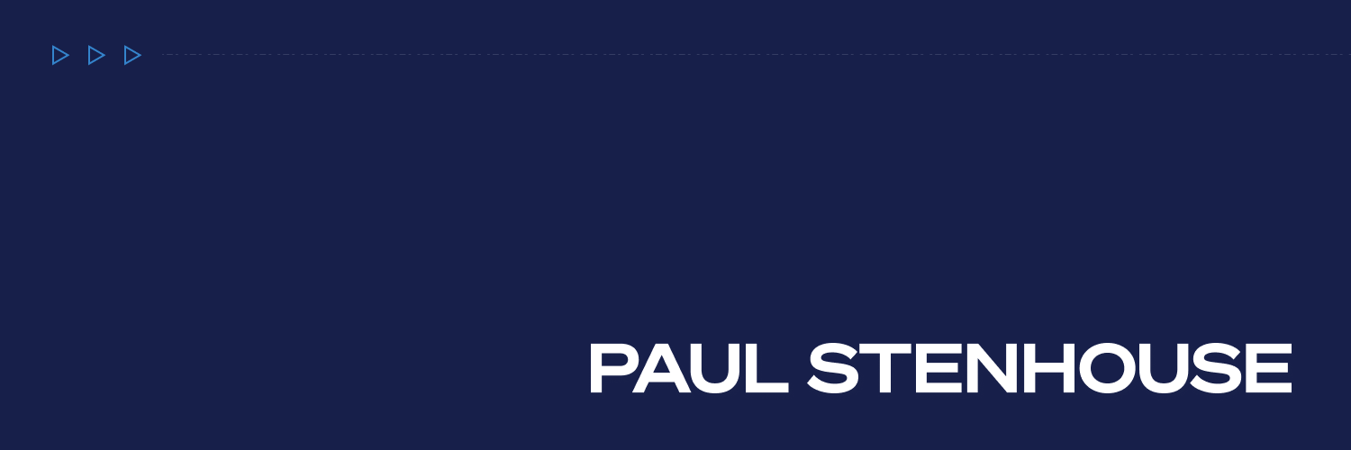 Paul Stenhouse banner
