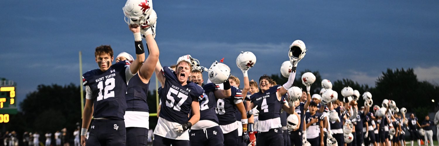 Saint Viator Football banner