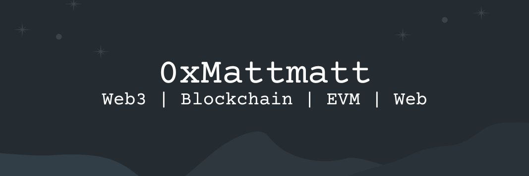 Mattmatt's banner