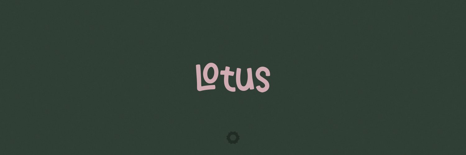 Lotus 𑁍 banner