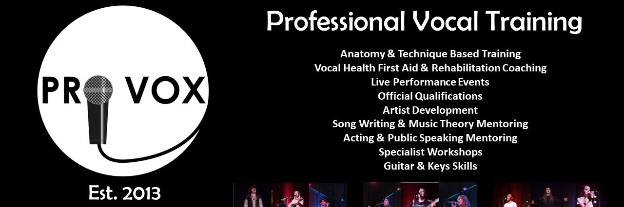 ProVox VocalTraining - Est. 2013 banner