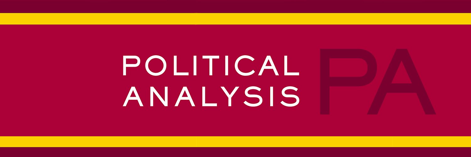 Political Analysis's banner