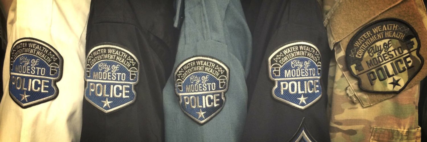 Modesto Police Dept banner