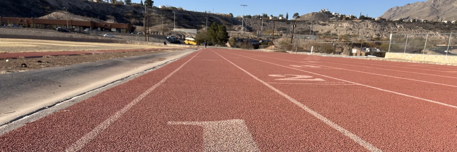 El Paso Track and Field banner