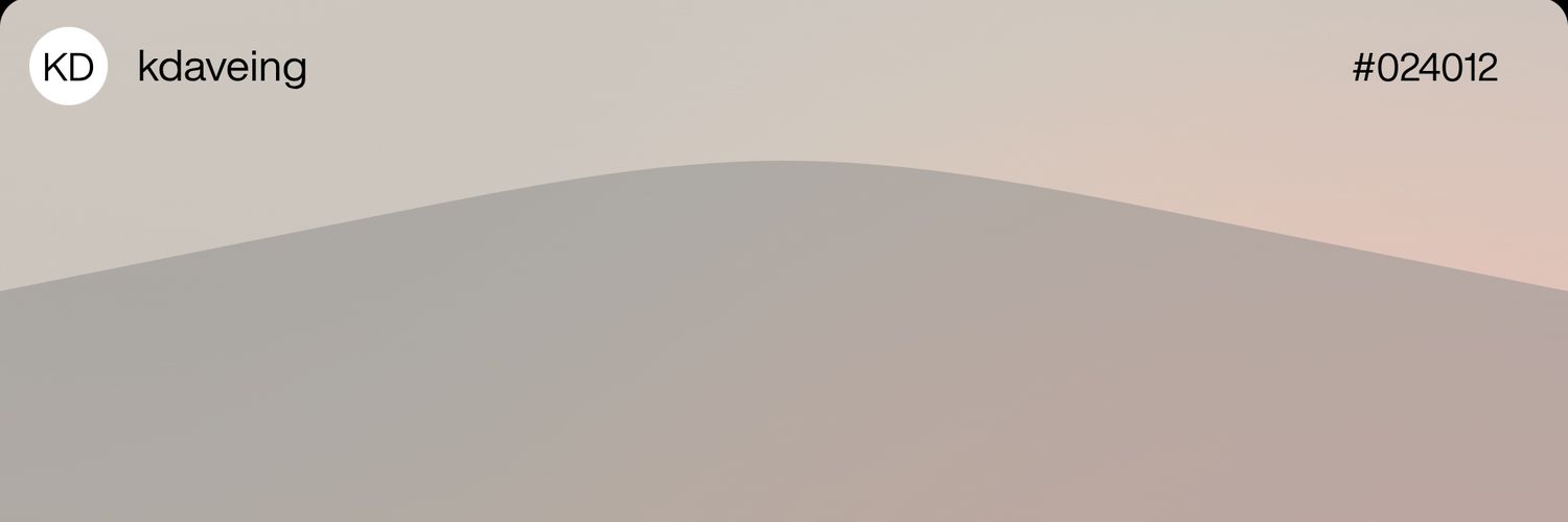 kdaveing's profile banner image