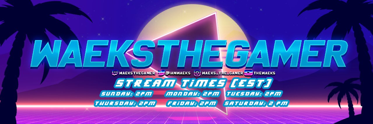 IamWaeks's profile banner image