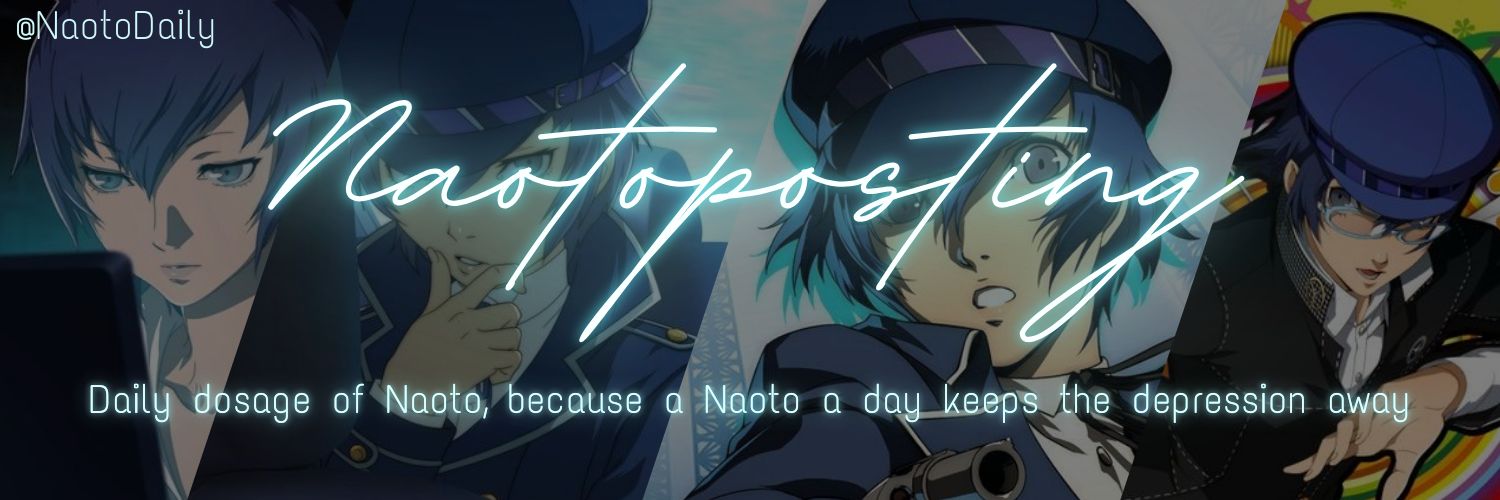 Naotoposting | Daily Naoto Shirogane banner