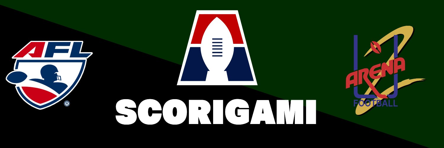 Arena Football Scorigami banner