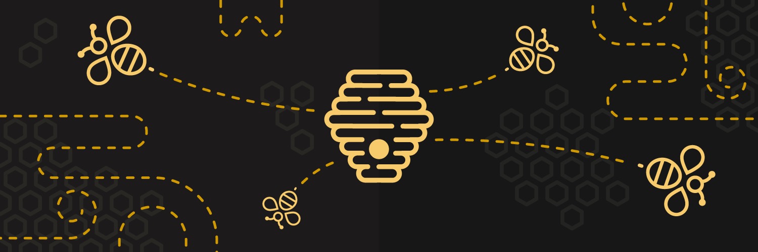 The Hive's banner