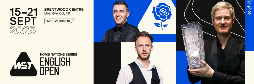 English Open Snooker 2025 banner