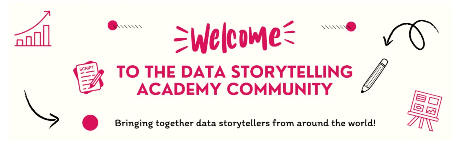 Data Storytelling Academy banner
