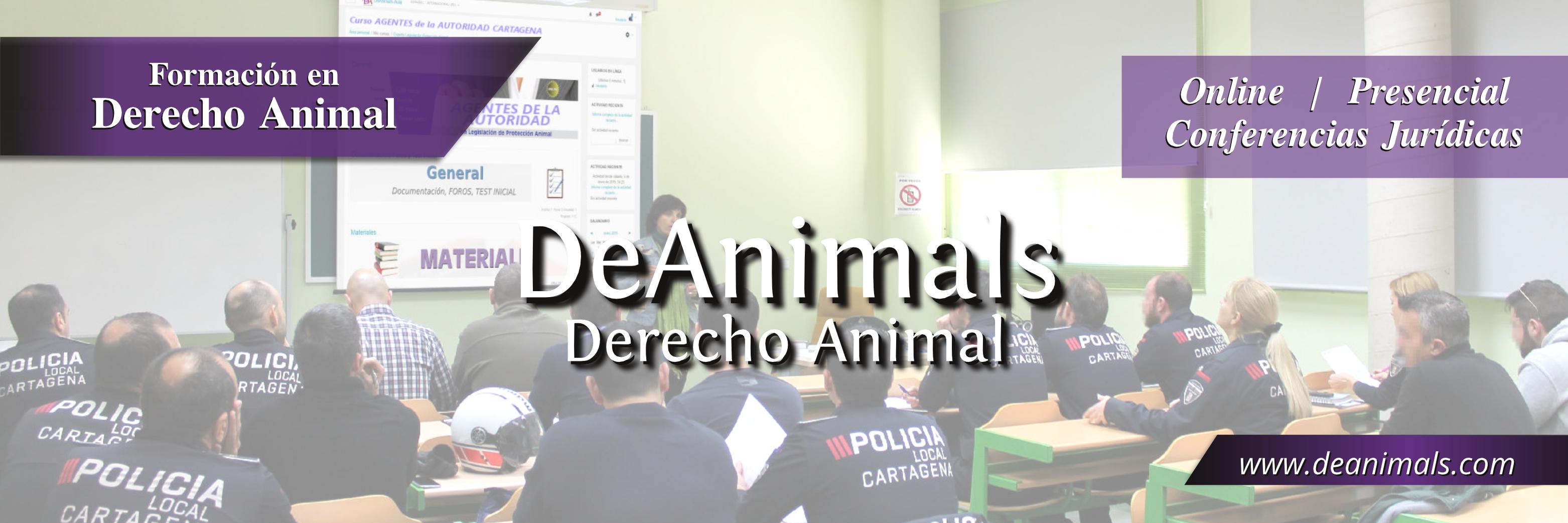 DeAnimals | Escuela de Formación en Derecho Animal banner