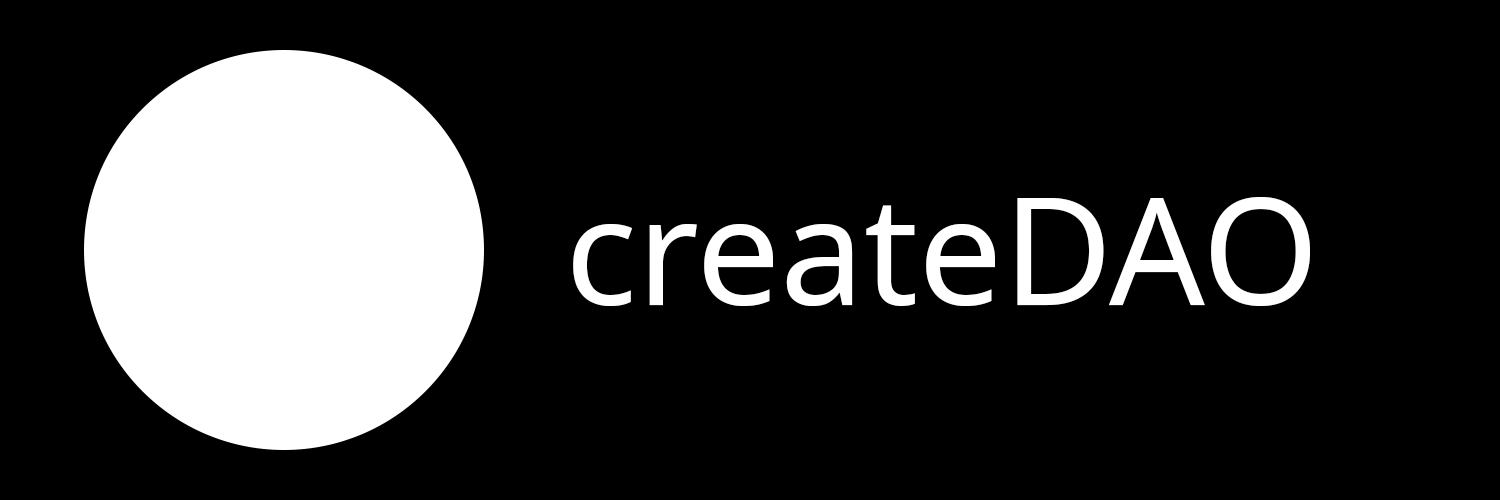 CreateDAO ⚪ banner