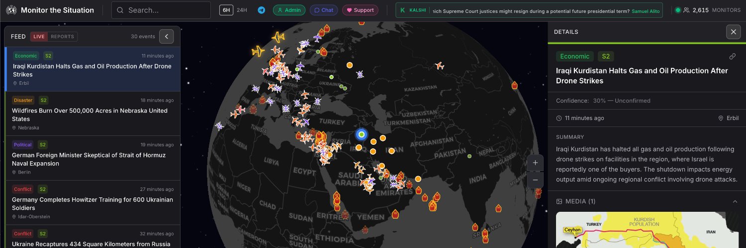 Monitor the Situation banner