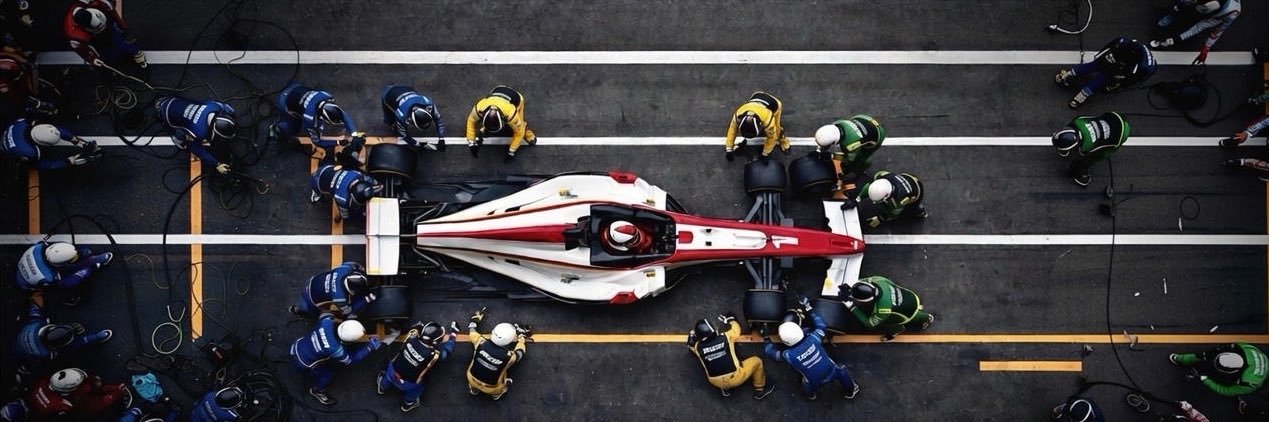 Pitstop scrolls banner