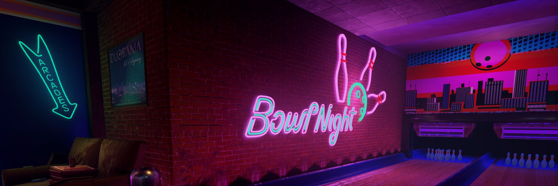 NRA: Neon banner