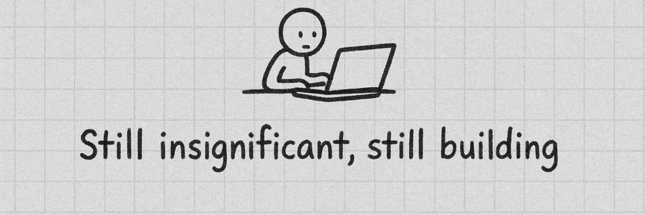 Insignificant Developer banner