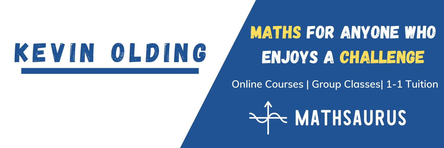 Kevin Olding - Mathsaurus's banner