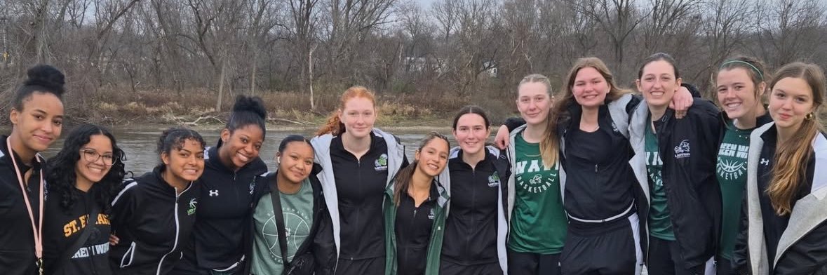 Lady Green Wave Basketball banner